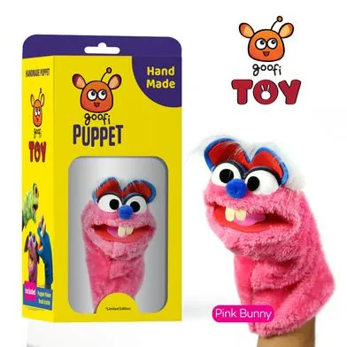Goofi Toys – Hand Puppet – Pink Bunny - Rokomari product